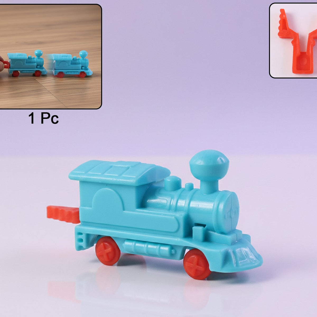 1 Pc Friction Powered Pull-Back Train Toy for Toddlers - Happy Price - Image 1