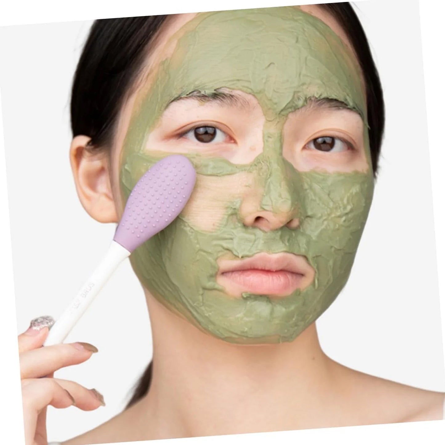 2 In 1 Double-headed Silicone Face Mask Brush (1 Pc) - Happy Price - Image 5