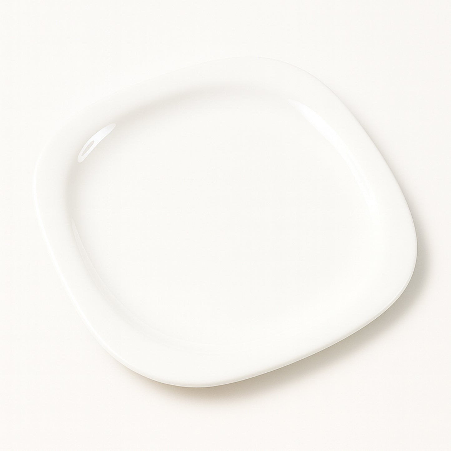 28 cm Square Dinner Plate - Durable Food-Grade Plastic for Meals & Snacks (1 Pc) - Happy Price - Image 4