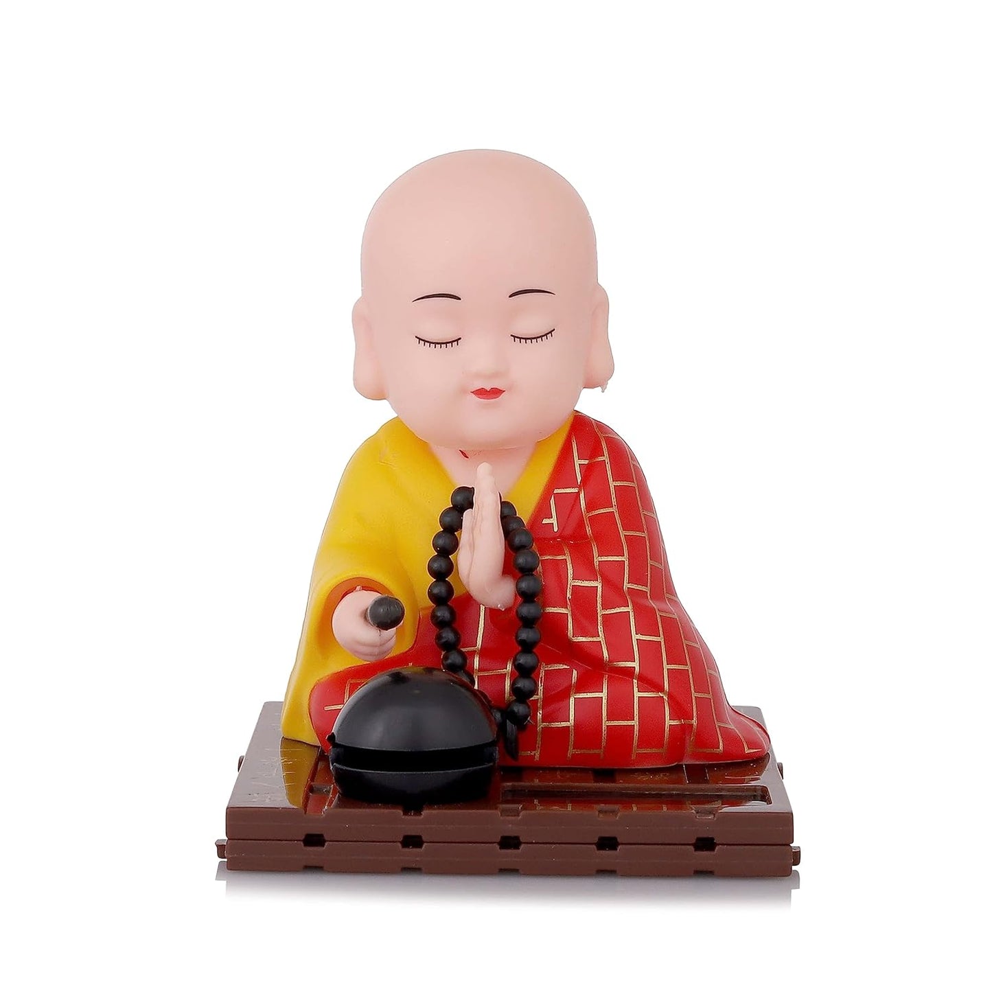 Solar Powered Sitting Buddha Statue Moving Head And Hand (1 Pc Medium) - Happy Price - Image 3