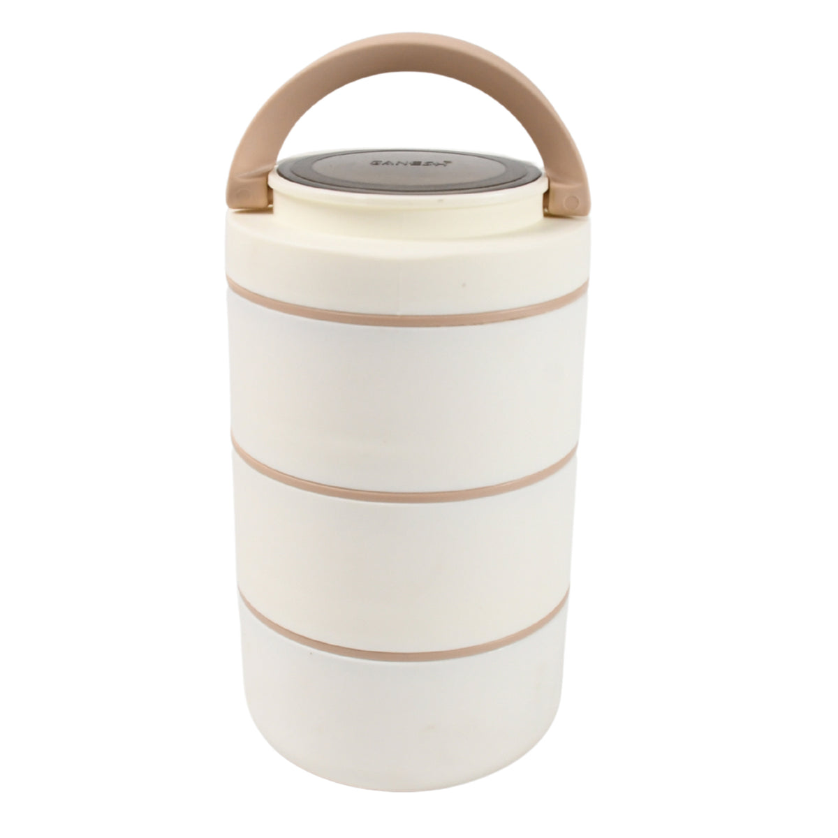 Ganesh Smart Stack 23 Layer Portable Lunch Box Stainless Steel Airtight Leak-proof Lunch Box For Office School Picnic Color May Vary (2 Layer 3 Layer) - Happy Price - Image 5