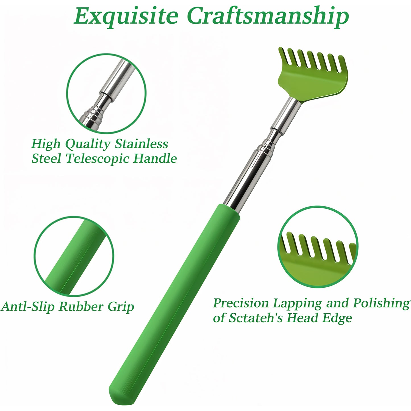 Khujli Stick 57 Cm Long Telescopic Back Scratcher (1 Pc) - Happy Price - Image 5