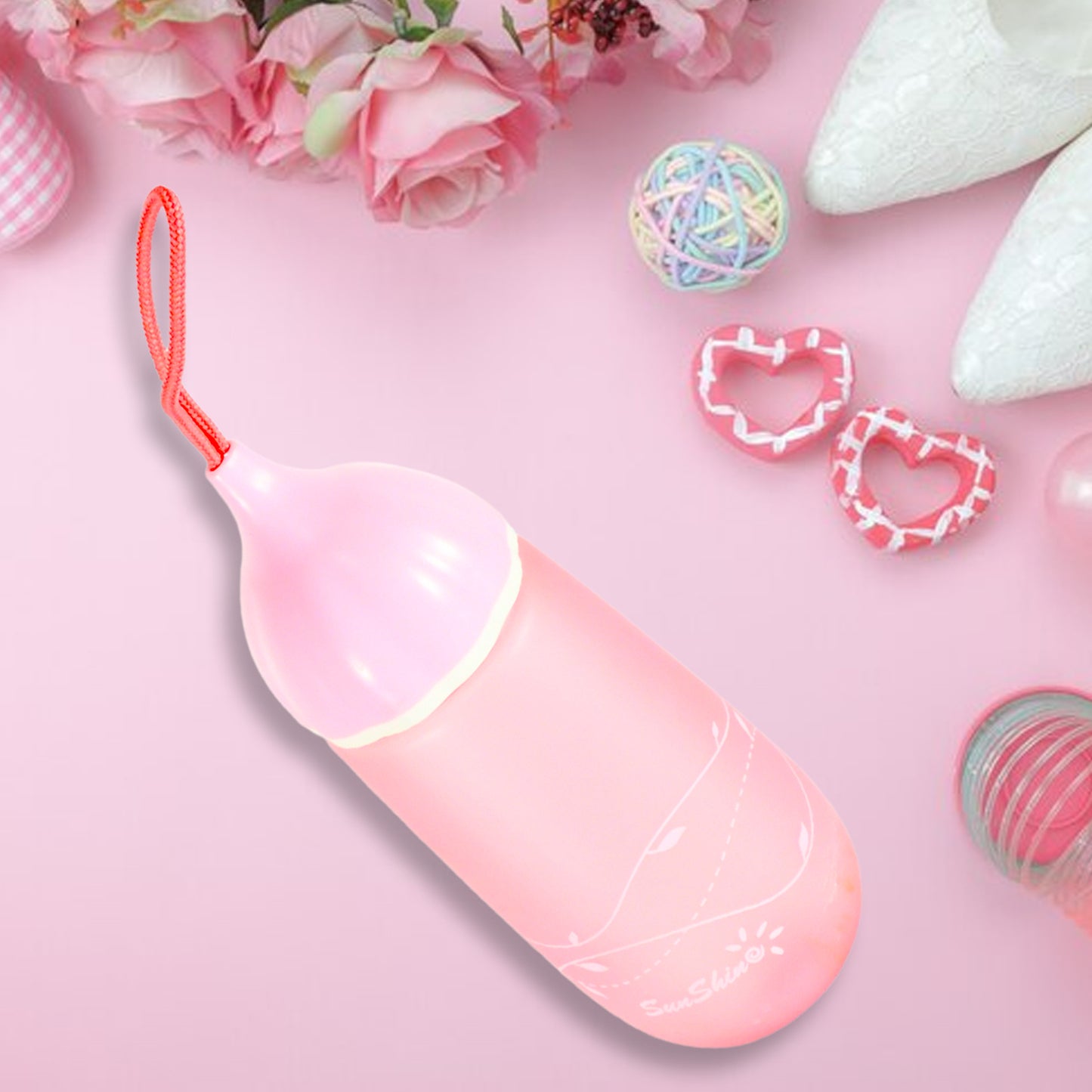 Unique Shape Premium Plastic Water Bottle With Dori Easy To Carry Leakproof Bpa-free Water Plastic Water Bottle For Children Home School (1 Pc 550 Ml) - Happy Price - Image 6