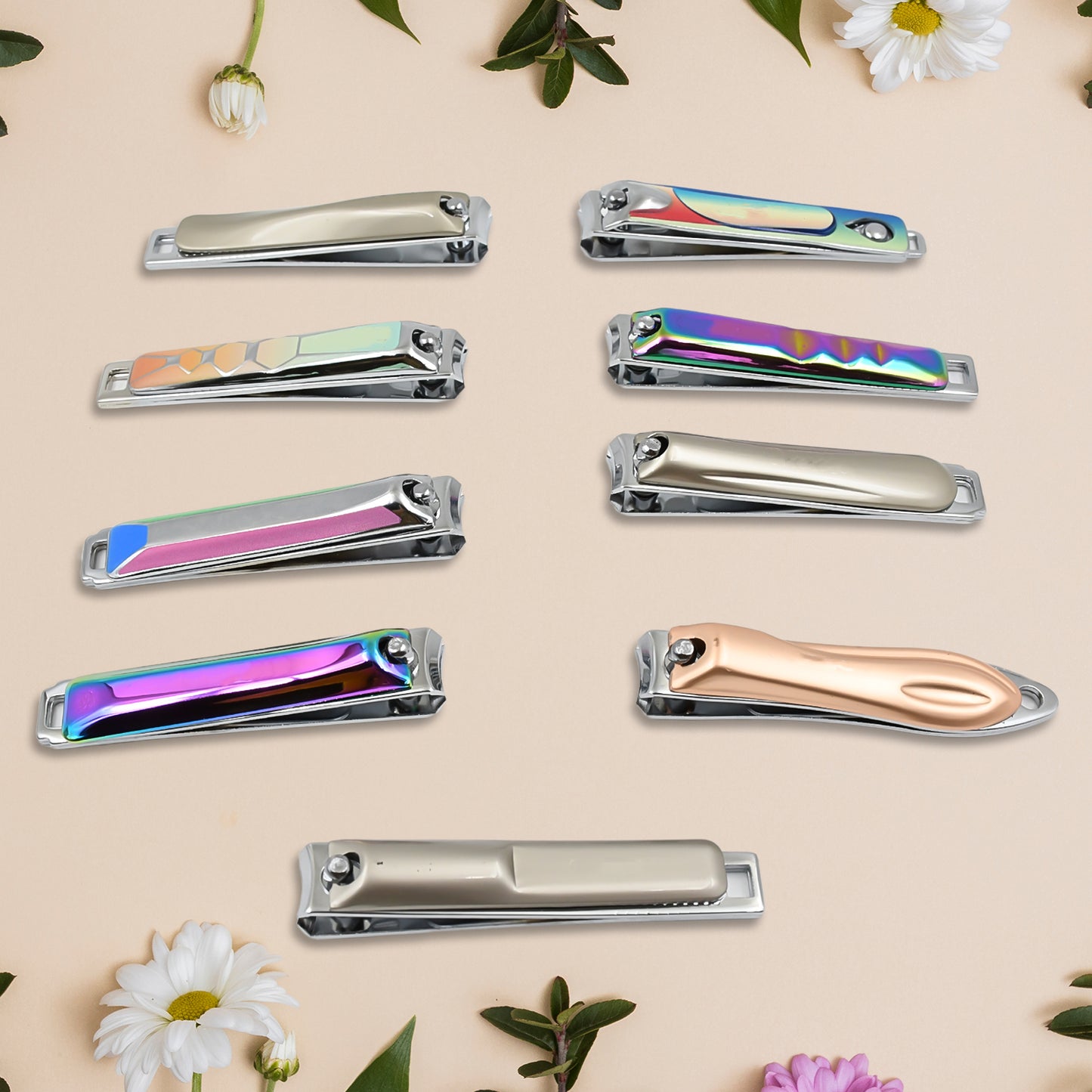 Stainless Steel Folding Portable Large Nail Clippers With Nail File (1 Pc Mix Design) - Happy Price - Image 4