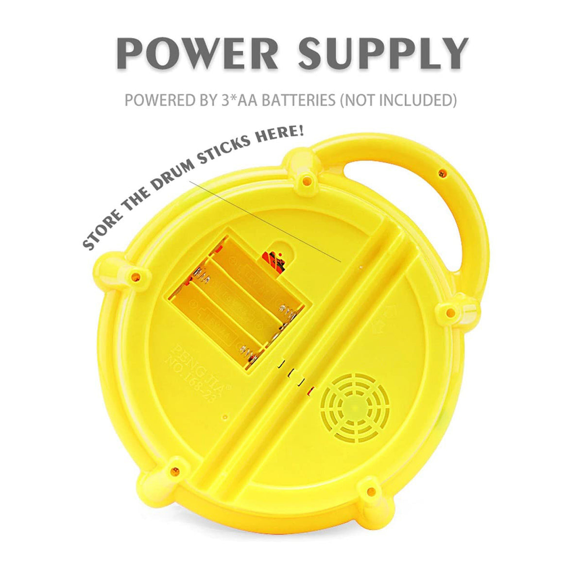 Flash Drum Toys For Kids With Light Musical Sound Colorful Plastic Baby Drum Musical Toys For Children Baby Toy Instrument Best Gift For Boys Girls. - Happy Price - Image 3