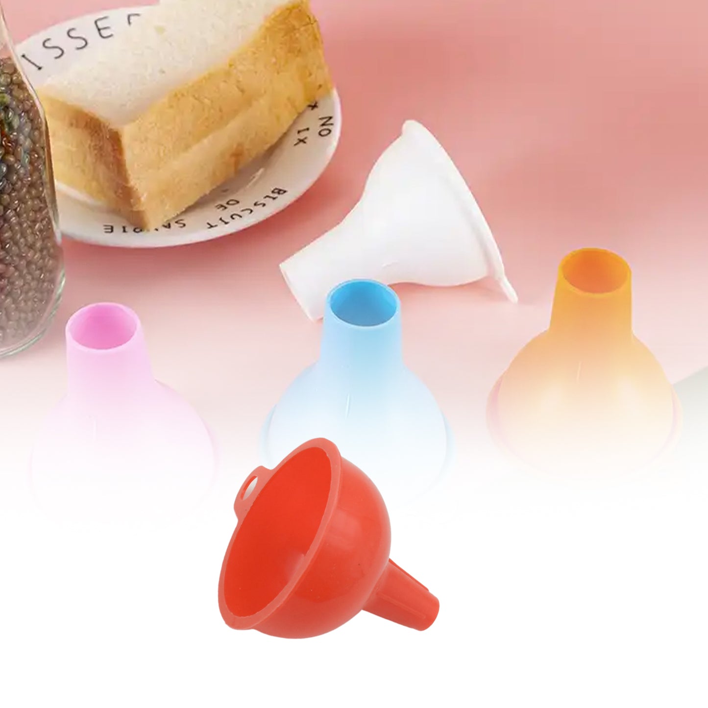 Food Grade Silicone Funnel for Kitchen Liquids and Grains - 1 Pc - Happy Price - Image 5