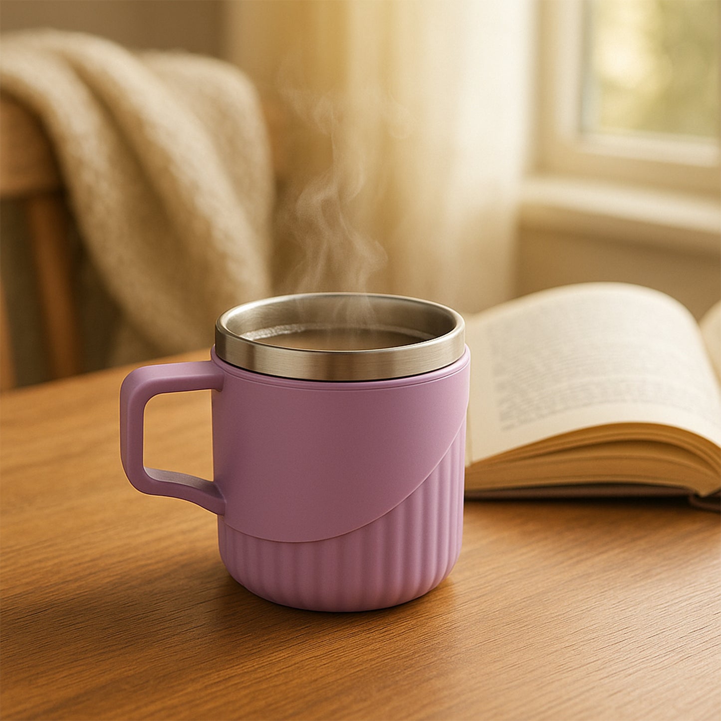 Set of 6 Sturdy Tea & Coffee Cups with Insulated Sleeves - Happyprice - Happy Price - Image 4