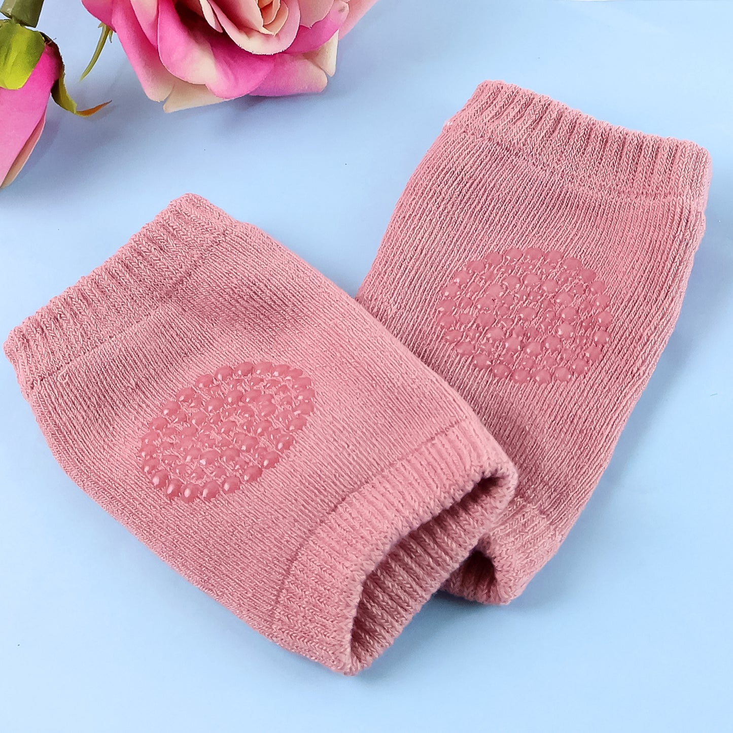 Pink Toddler Wool Knit Leg Warmer (Knee Guard) - Happy Price - Image 4