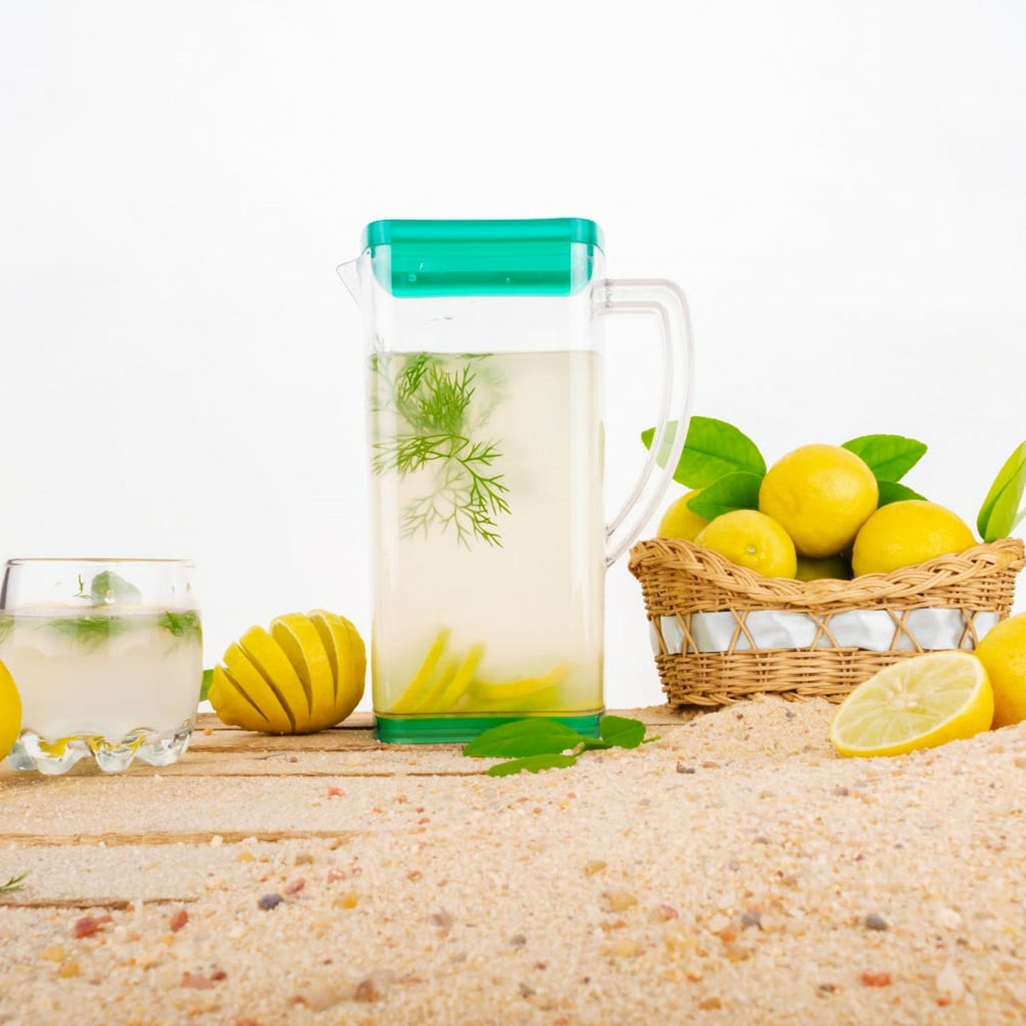 Resistant Glass Jug For Juice Milk Cold Or Hot Beverages - Happy Price - Image 3