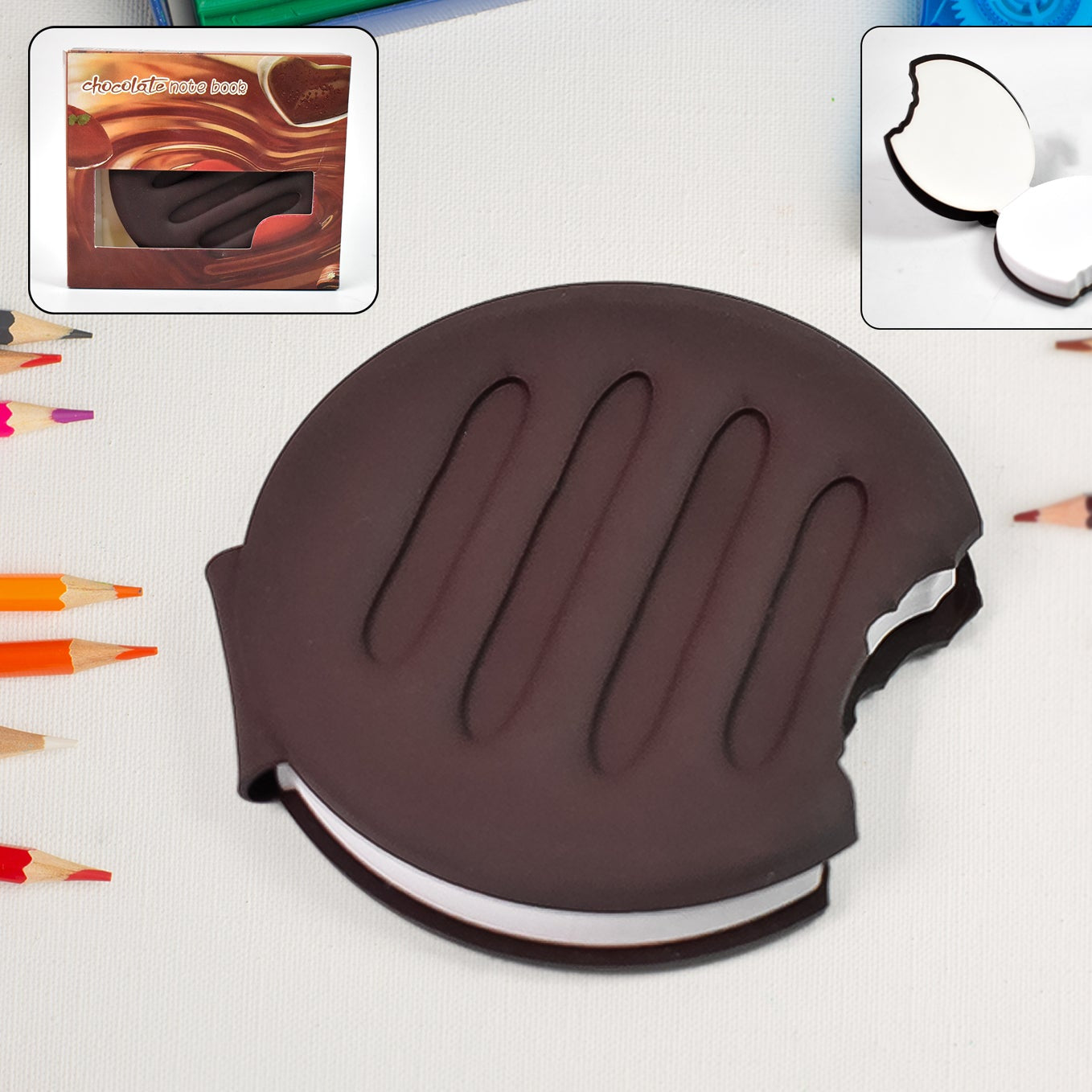 Chocolate Notebooks Diary Fun Educational For Kids (1 Pc) - Happy Price - Image 1