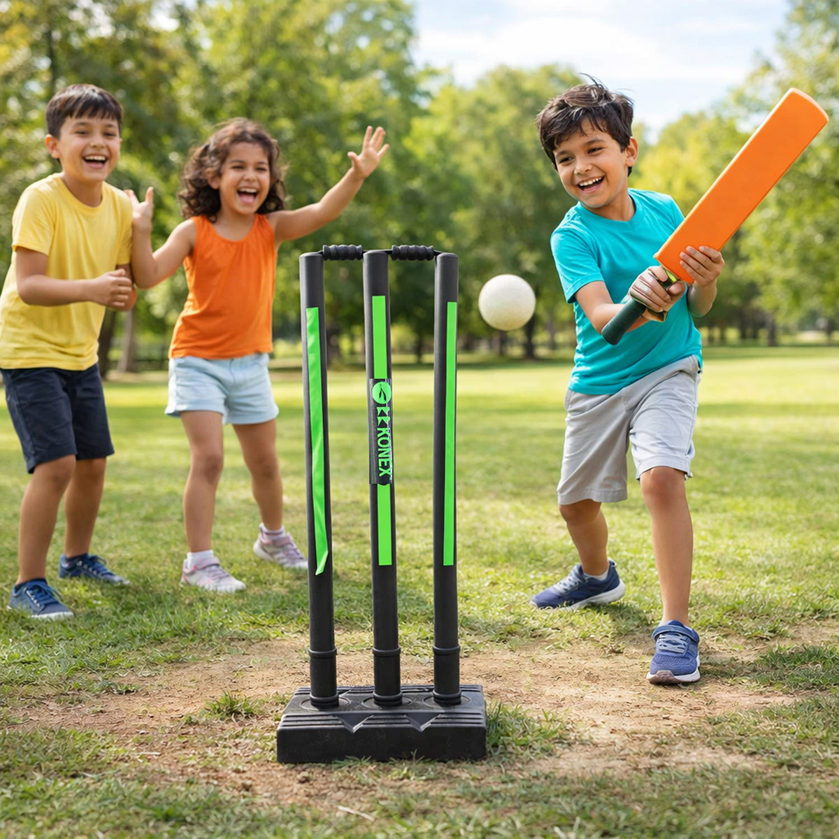 Cricket Stump Set with Heavy Base Stand - 1 Set - Happy Price - Image 3