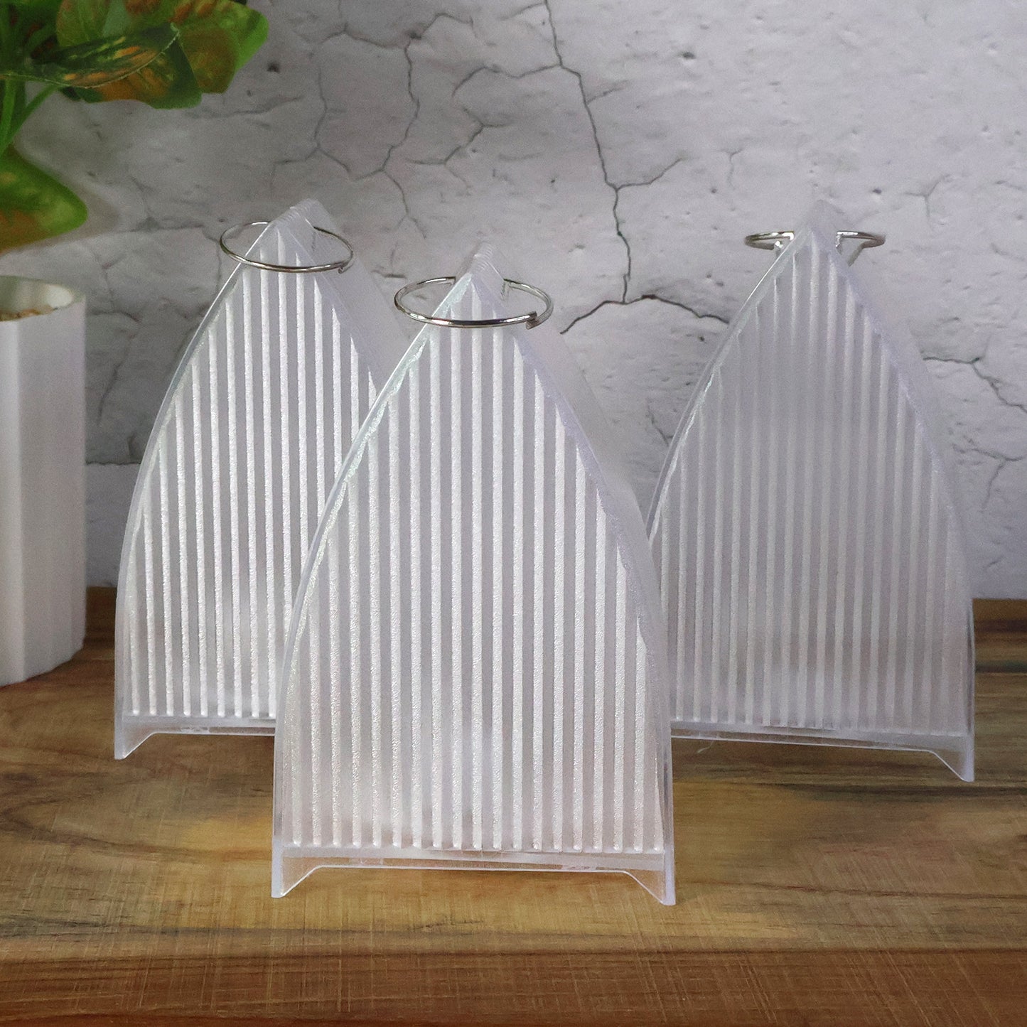 Set of 3 Battery Operated LED Lanterns - Decorative Flameless Lights - Happy Price - Image 5