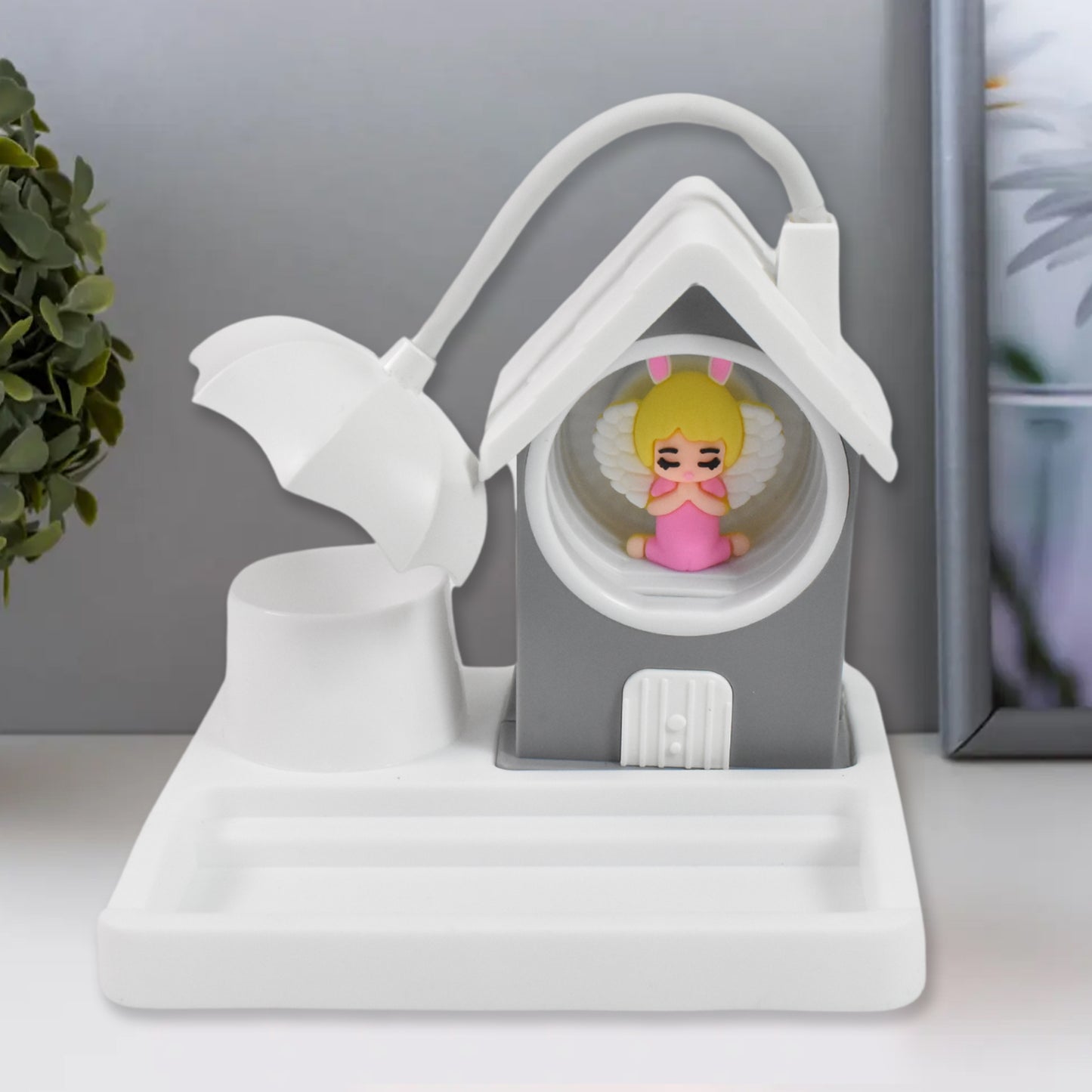 Cute Lovely Cartoon Home Design With Plastic Base Led Desk Light Multi Color Changes (1 Pc) - Happy Price - Image 3