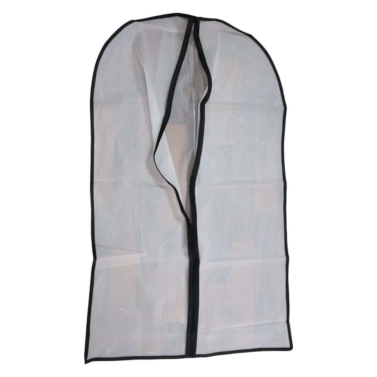 Large Transparent Garment Cover with Zipper - 100 x 60 cm, 1 Pc - Happy Price - Image 4