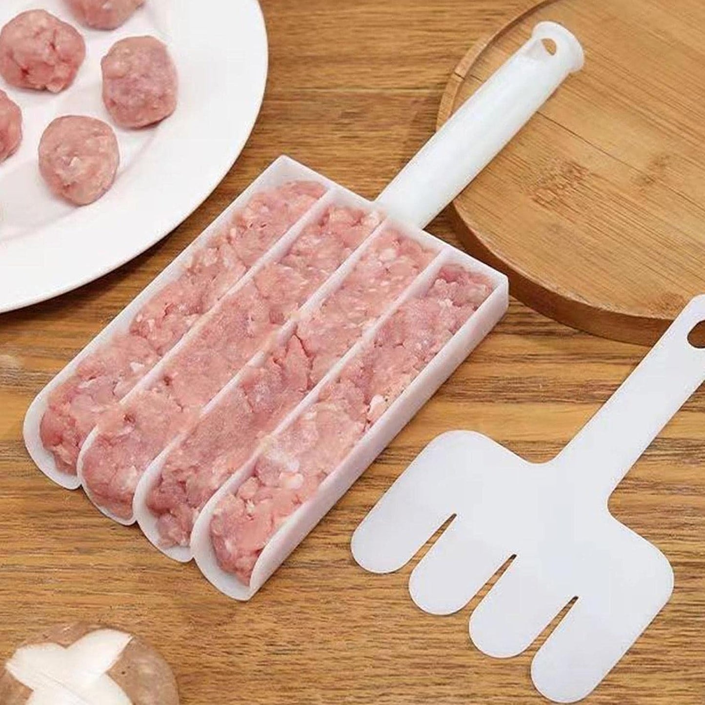 Set of 2 Kitchen Tools: Meatball & Cake Ball Maker Scoop - Happy Price - Image 3