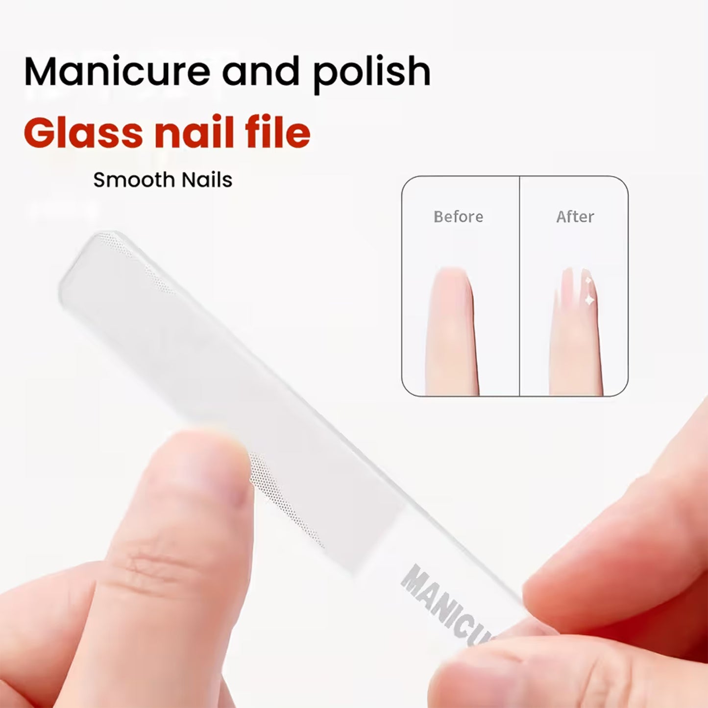 8-Piece Stainless Steel Manicure Pedicure Grooming Kit with Travel Case - Happy Price - Image 3