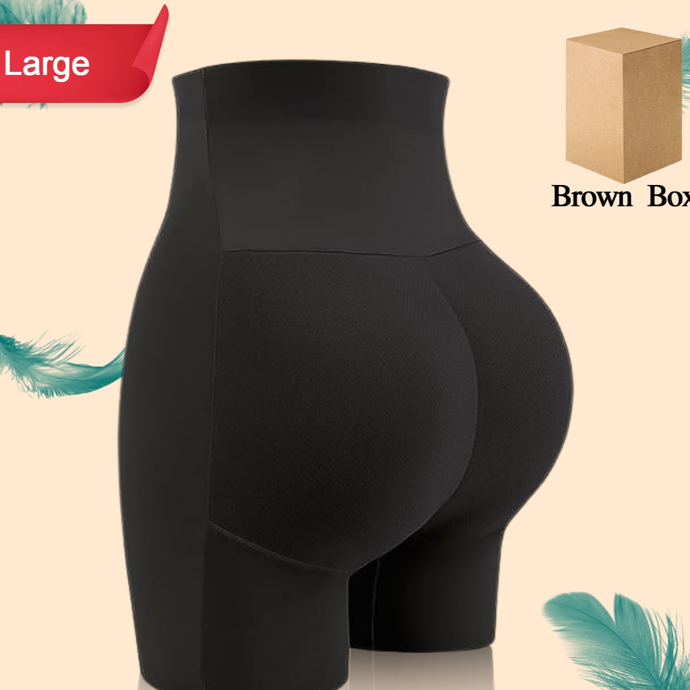 Womens Butt Lifter Padded Underwear Hip Pads Body Shaper Control Knickers Hip Pad (1 Pc Large) - Happy Price - Image 1