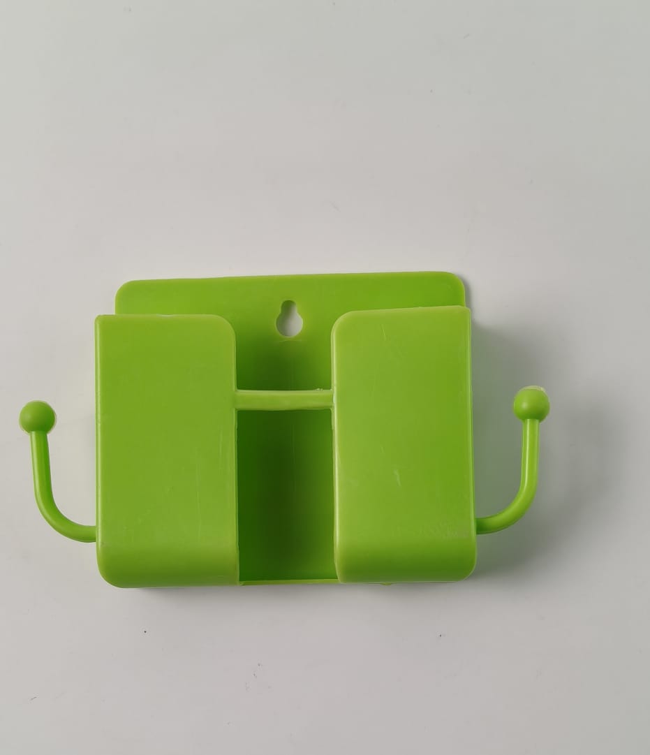 1 Pc Neon Green Wallmount Mobile Stand With Hook - Happy Price - Image 7