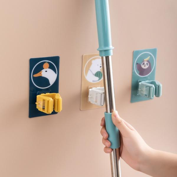 Magic Sticker Series Self Adhesive Mop And Broom Holder - Happy Price - Image 2
