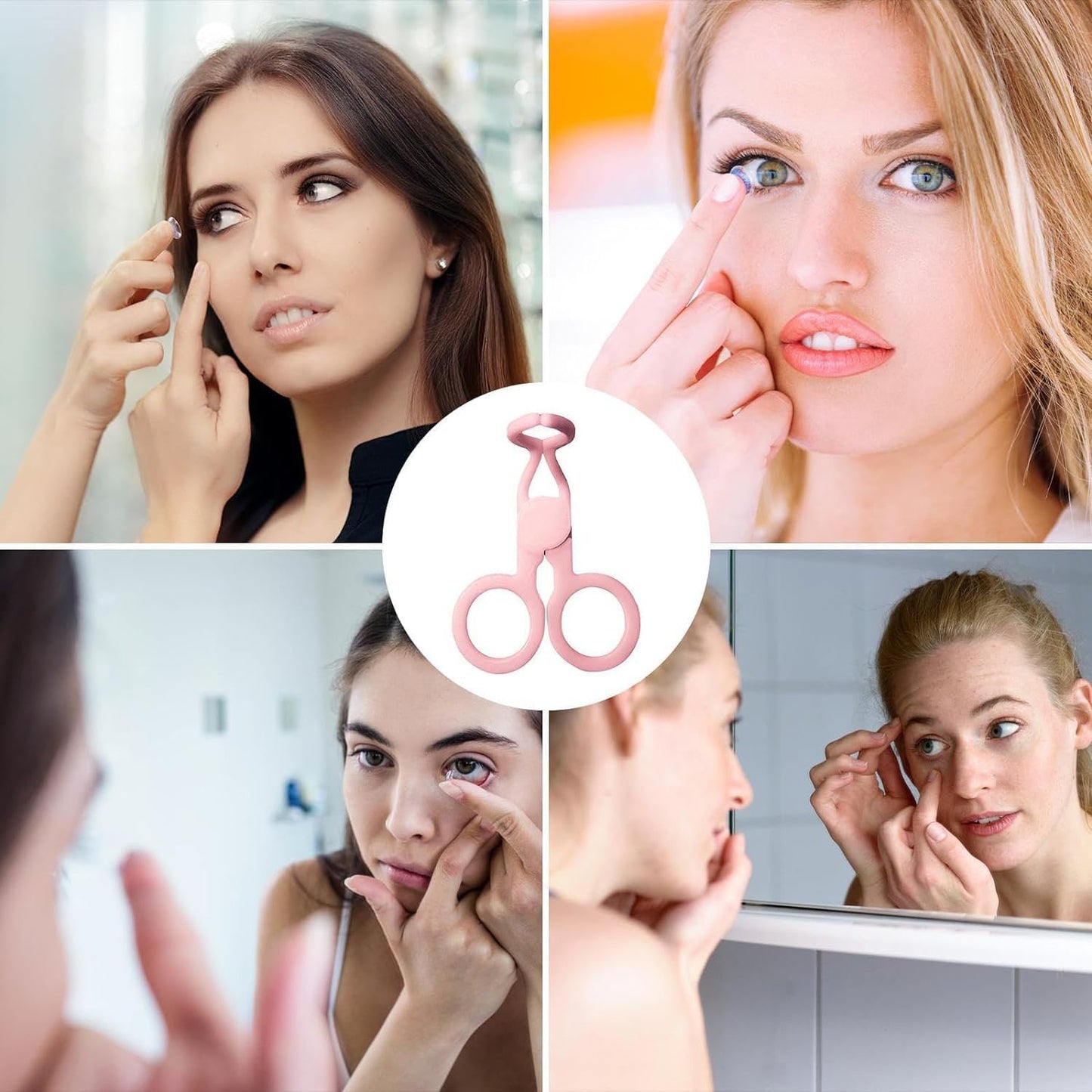 Plastic Ergonomic Women Eye Care Contact Lenses Inserter Remover Tool (1 Pc) - Happy Price - Image 5