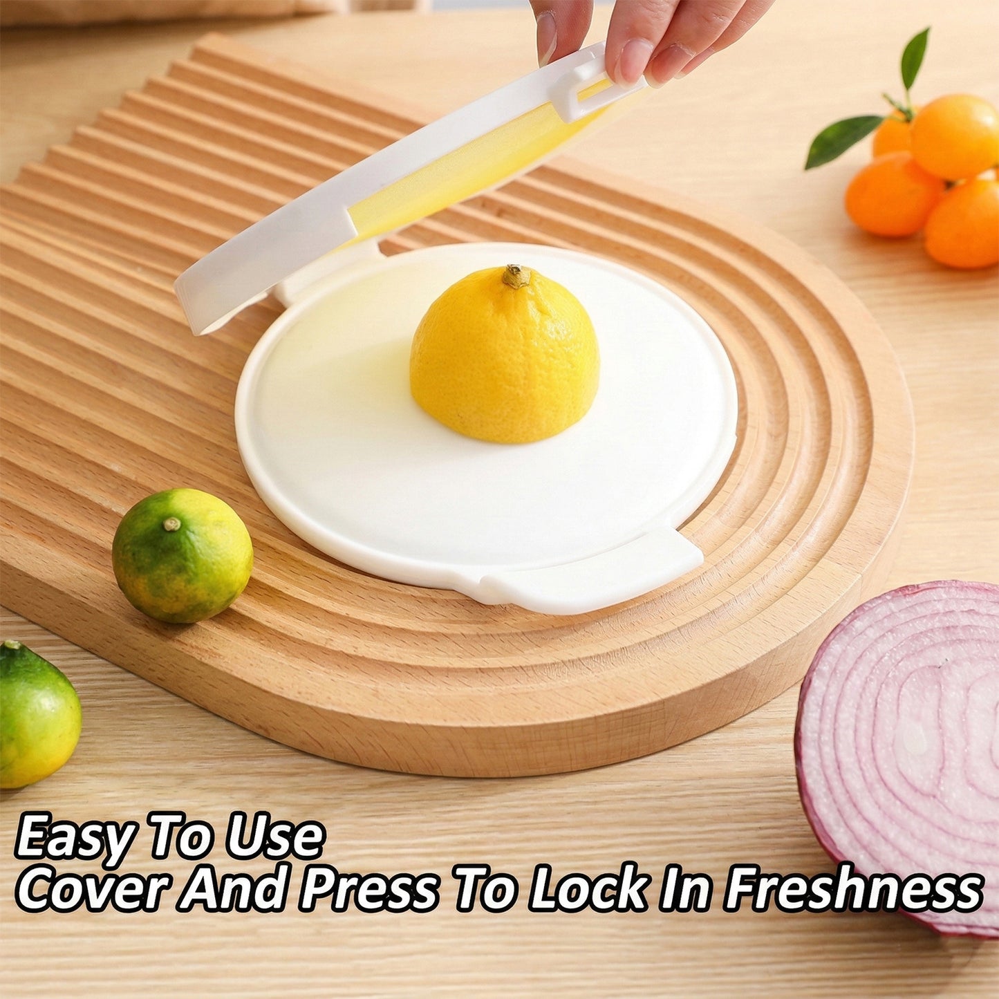 Round Food Container with Lid - 1 Pc, 18 x 15 Cm - Great Price - Image 6