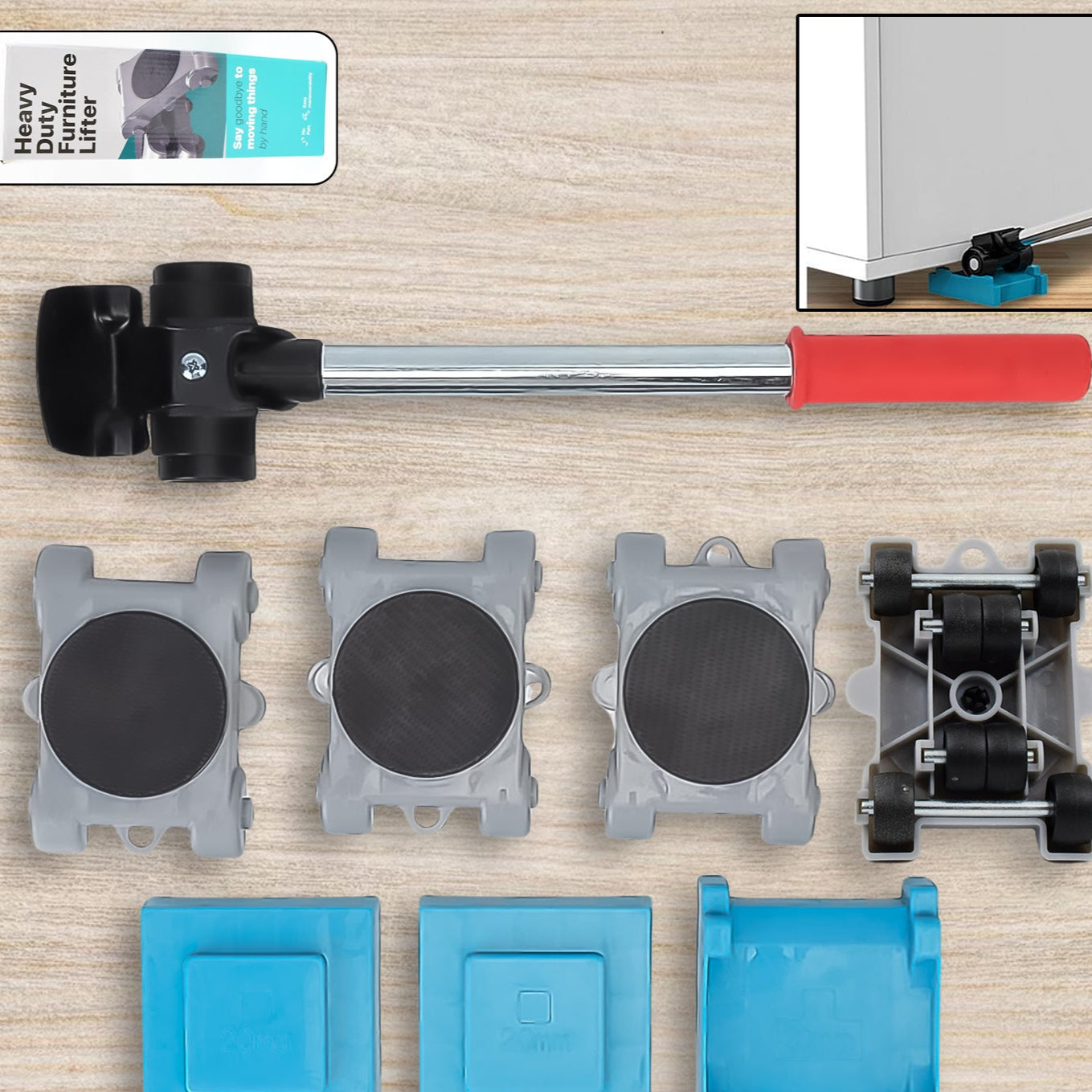 Furniture Lifter Tool Furniture Dolly Furniture Lifters Tool Set (1 Set 8 Pc) - Happy Price - Image 1