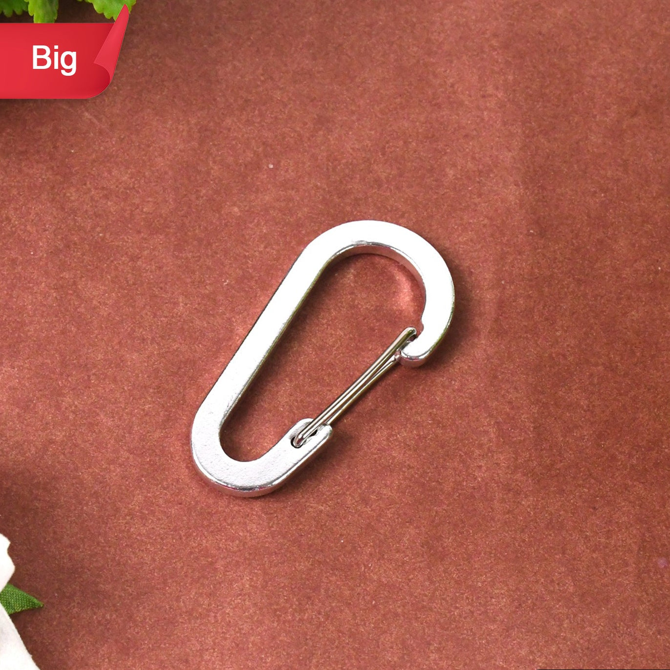Big Snap Hook Clasps Loop Belt Keychain Belt Loop (1 Pc) - Happy Price - Image 1