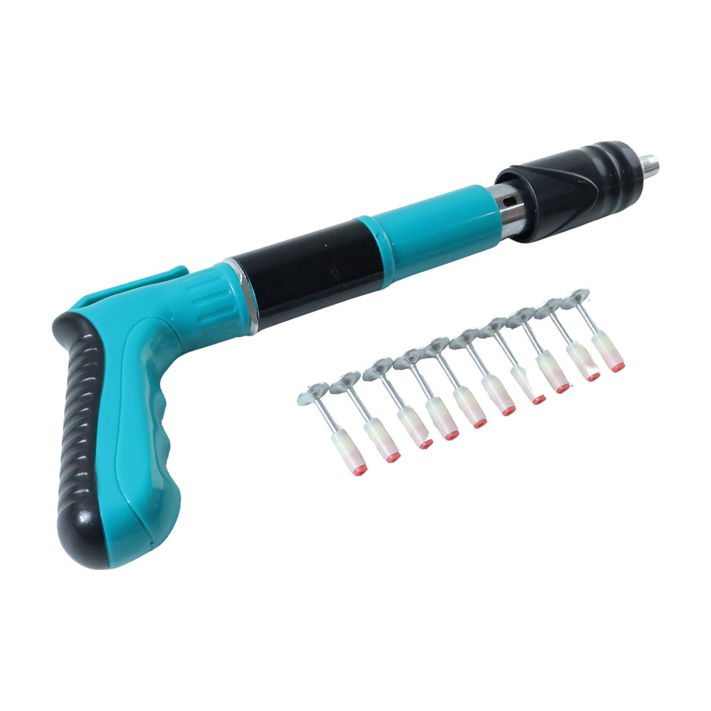 Manual Nail Gun Tool Set for Wall Fastening - Hand Operated with Steel Nails (1 Set) - Great Price - Image 4