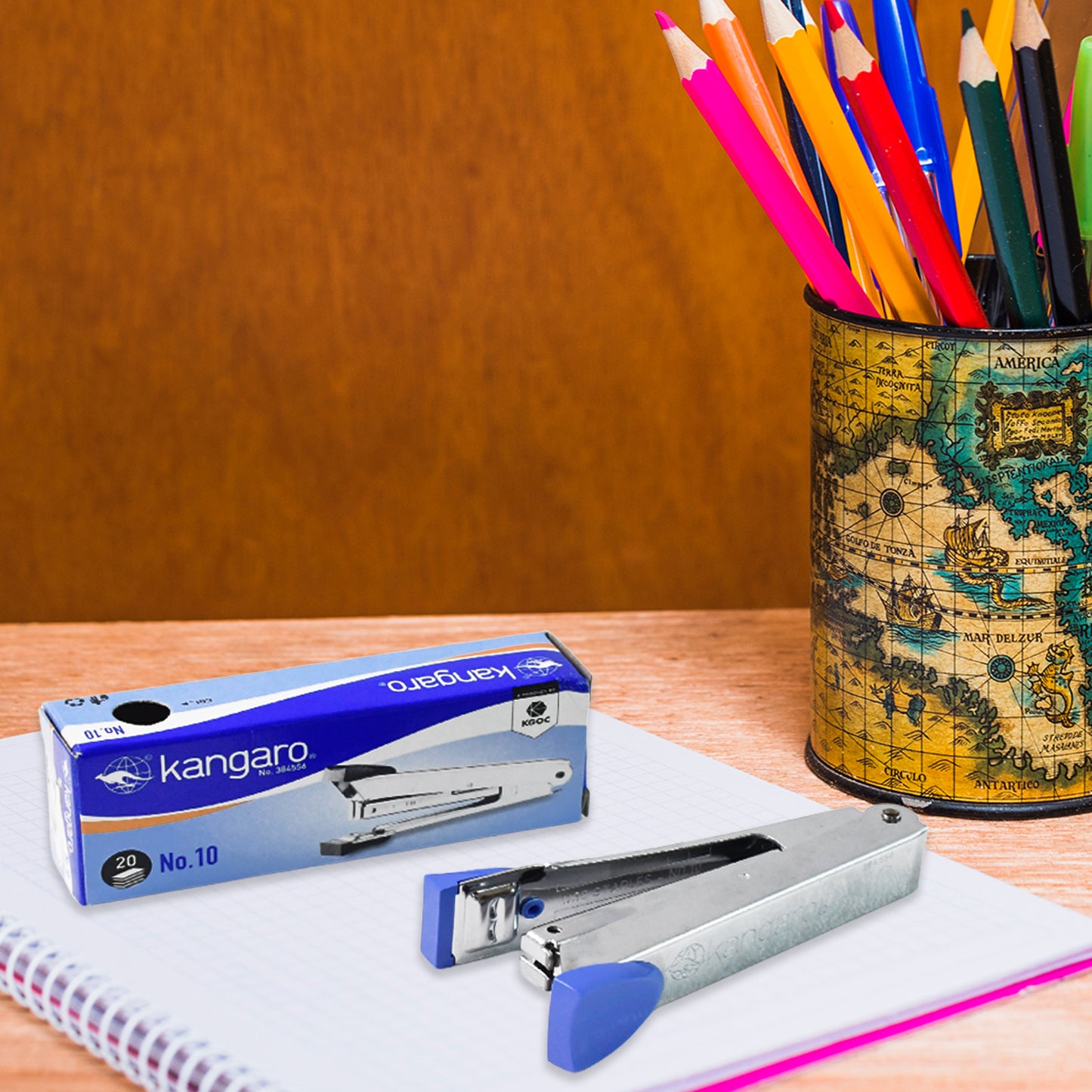 Compact Metal Stapler for No.10 Staples - Binds 20 Sheets - Happy Price - Image 3