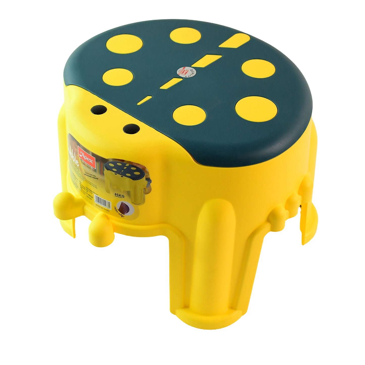 Apex Bubble Kids Stool Durable Plastic Step Stool For Kids (1 Pc) - Happy Price - Image 2