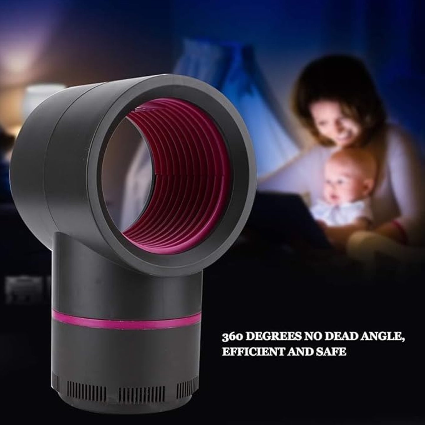USB Electric Mosquito Killer Lamp - Silent UV Insect Trap - Happy Price - Image 6
