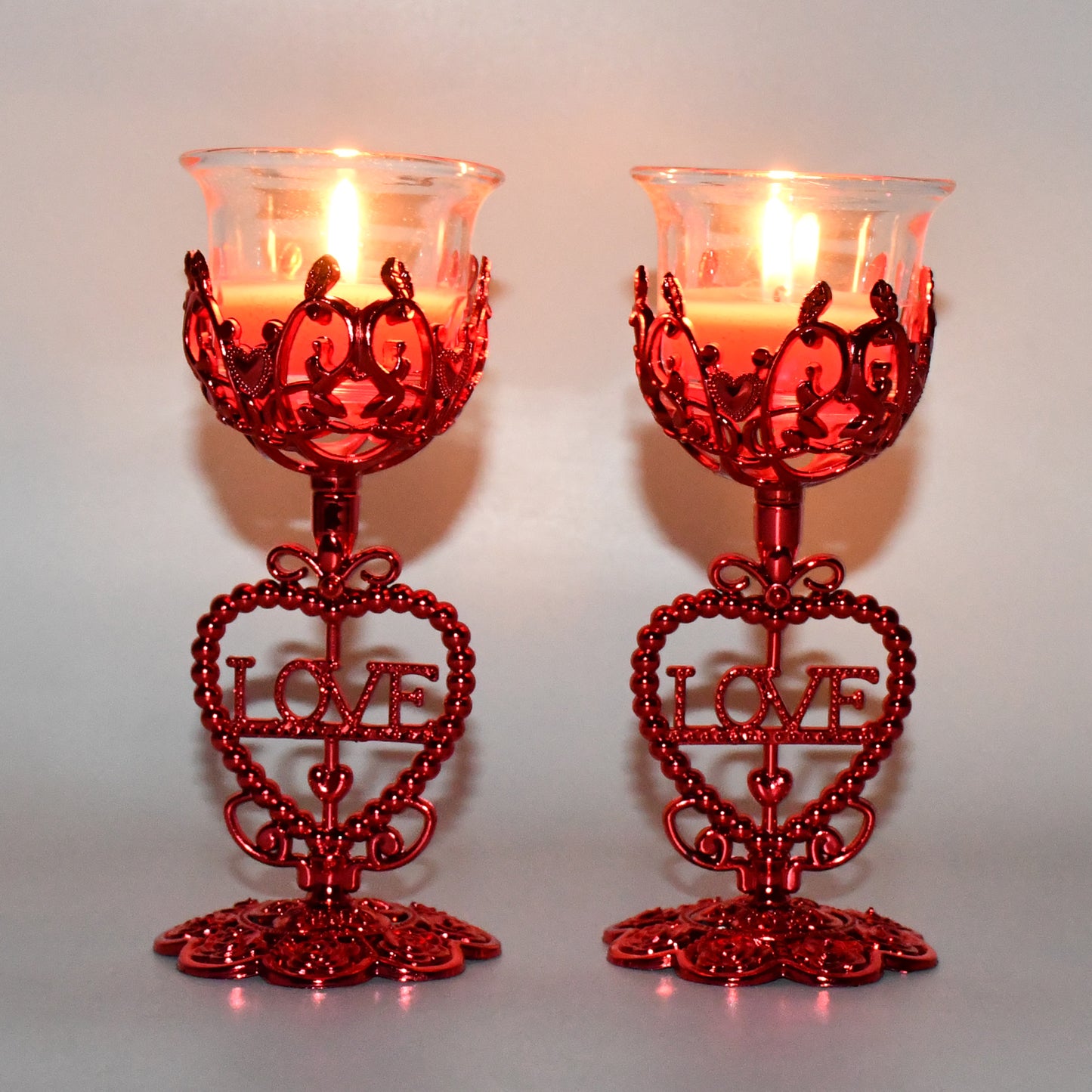 Tea Lights Holder Candle Stand (2 Pc Set) - Happy Price - Image 7