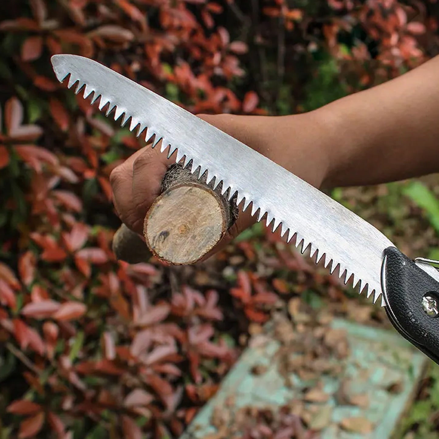 Folding Handsaw Pruning Saws For Tree Trimming Camping Gardening Hunting. Cutting Wood Pvc Bone - Happy Price - Image 2