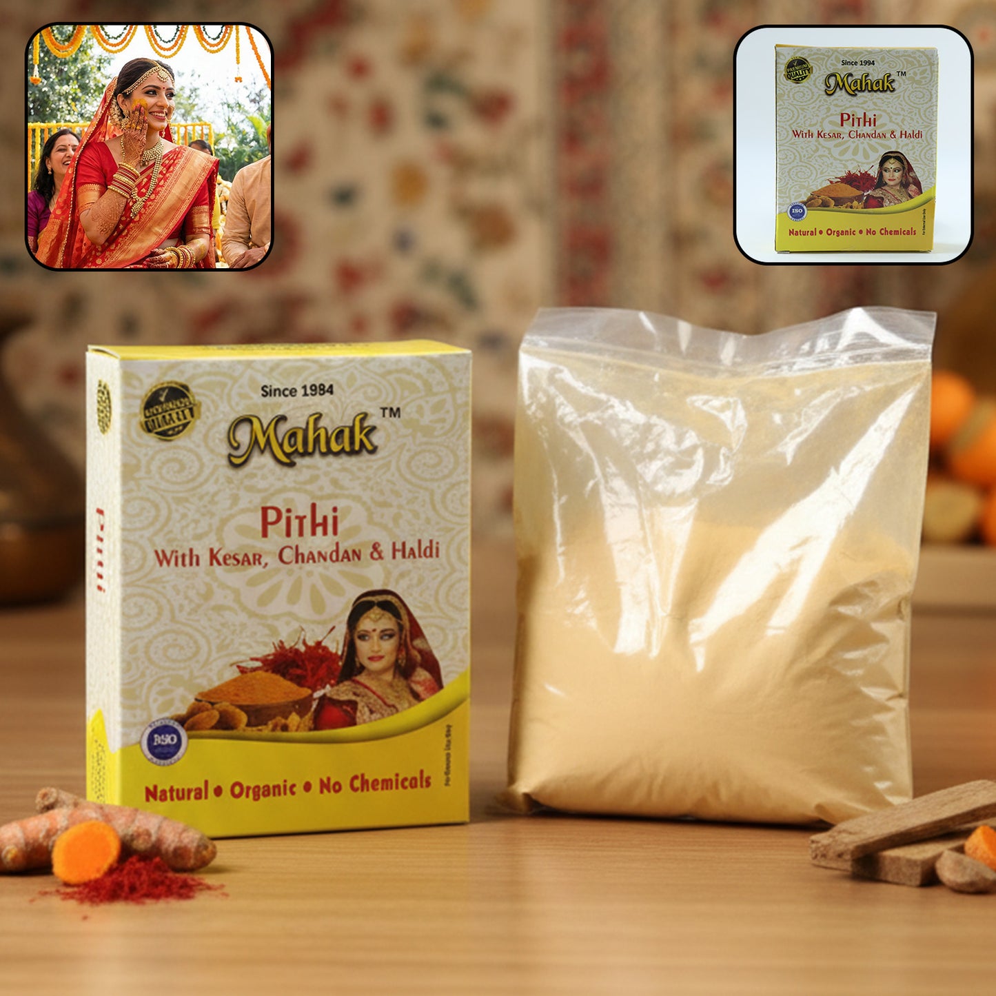Traditional Face and Body Pithi Powder - 40 gm - Happy Price - Image 2
