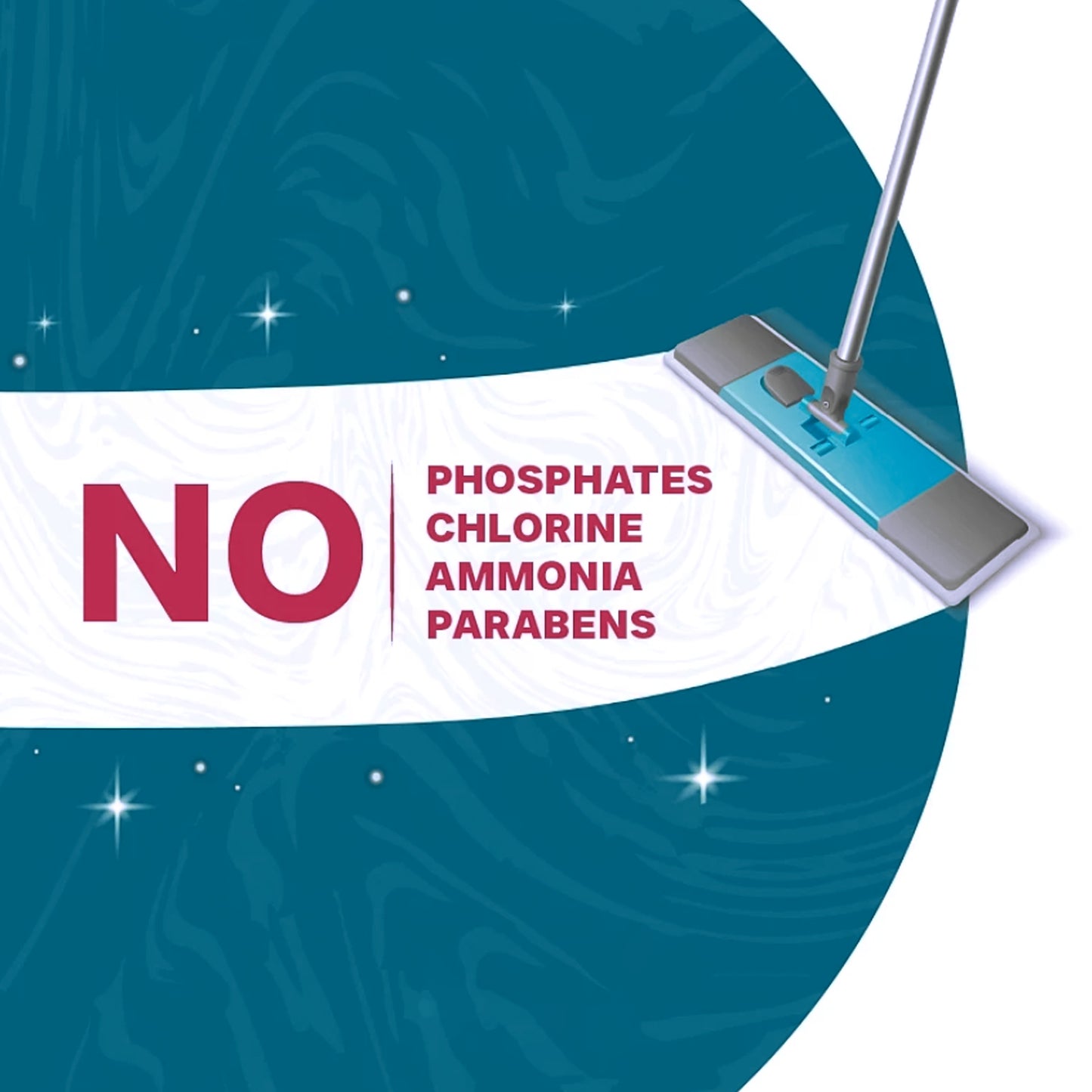 Concentrated Floor Cleaner Refill Kit with Measuring Bottle - 3 Sachets for 1.5 Litres - Happy Price - Image 5