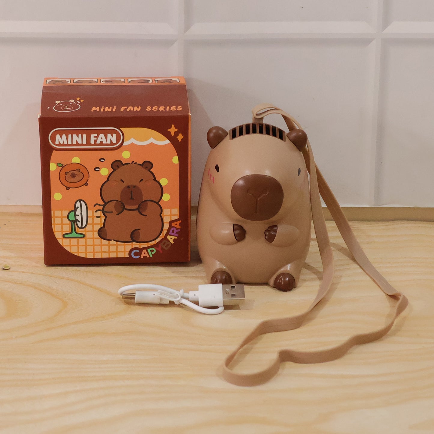 Portable Bear Mini Fan with Neck Strap - Rechargeable Personal Cooler (1 Pc) - Great Price - Image 7