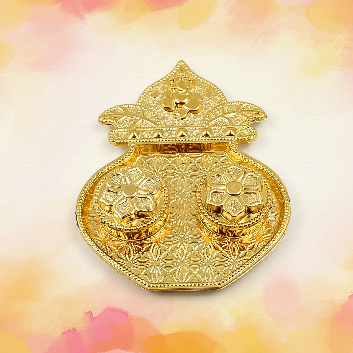 Kalash Shape Kumkum Thali for Puja & Festivals (1 Pc) - Happy Price - Image 3