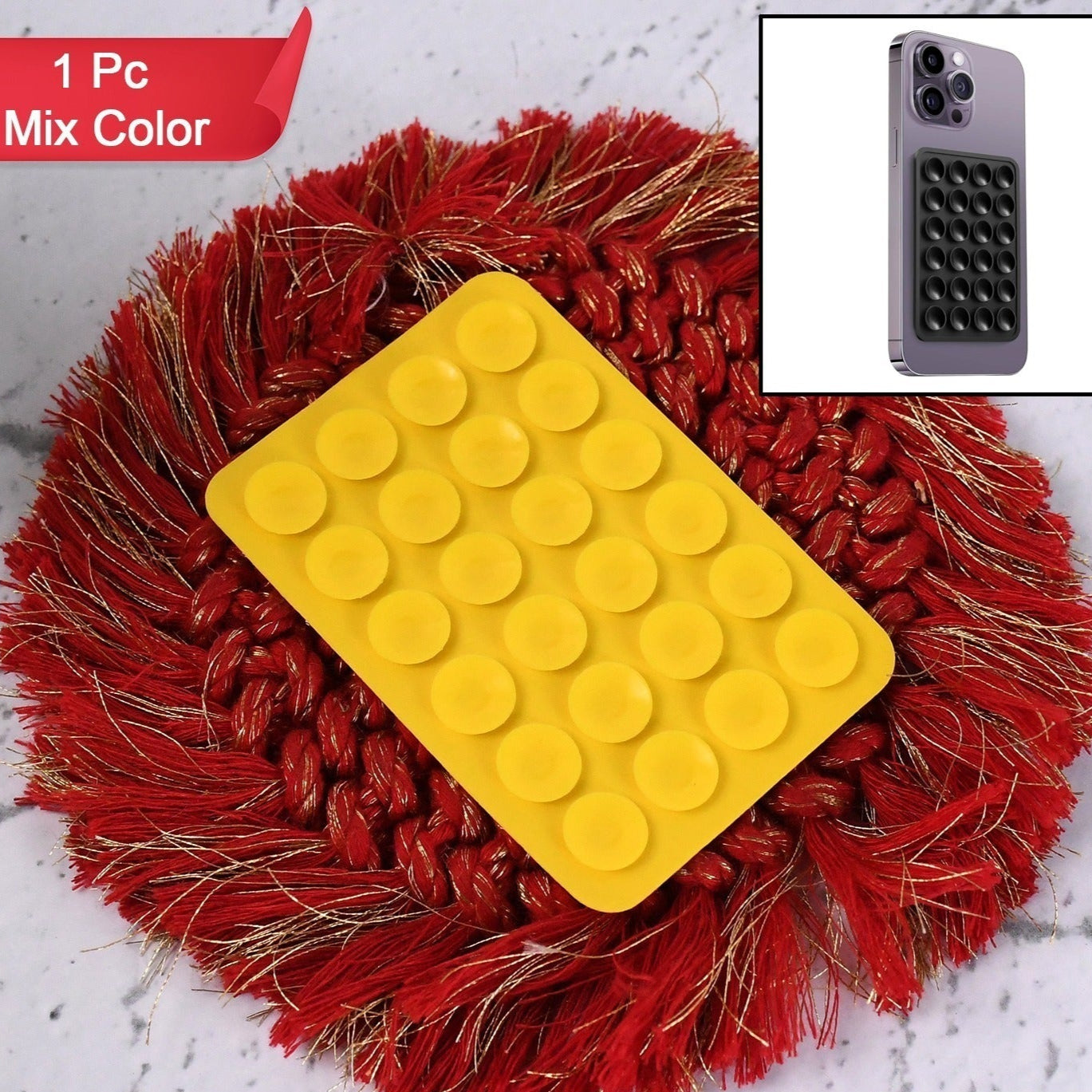 Suction Phone Case Holder Mount (1 Pc Mix Color) - Happy Price - Image 1