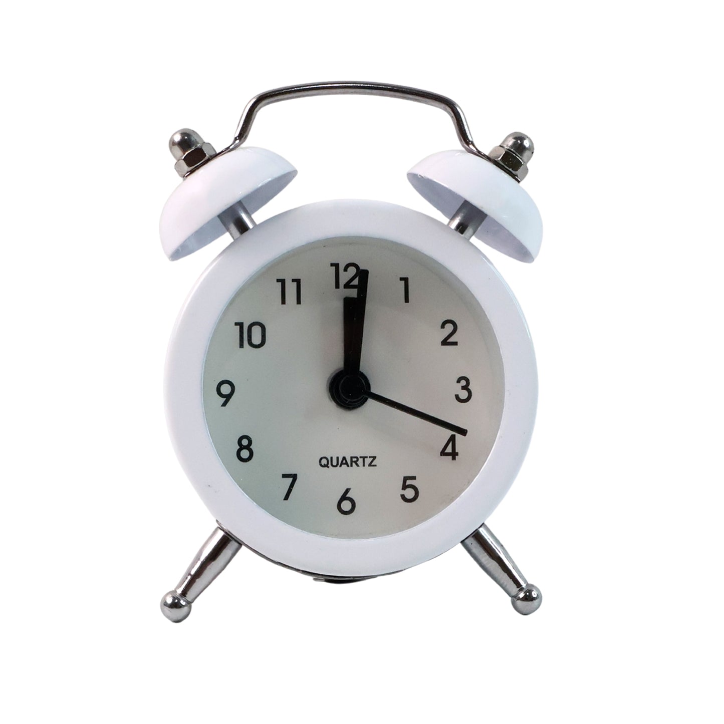 Compact Twin-Bell Analog Alarm Clock - 1 Pc - Happy Price - Image 2