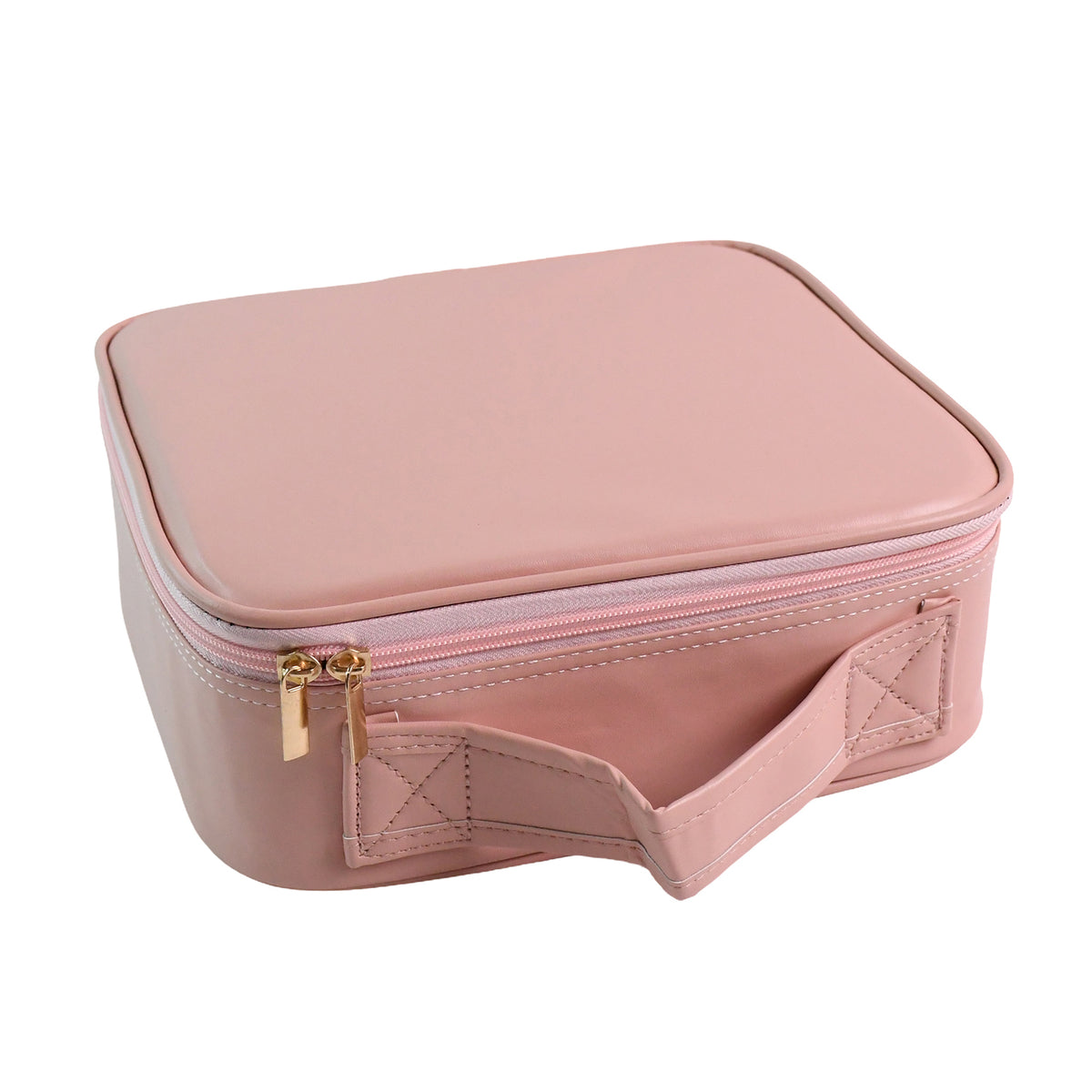 Pink Premium Led Light Makeup Organizer Box (1 Pc) - Happy Price - Image 2