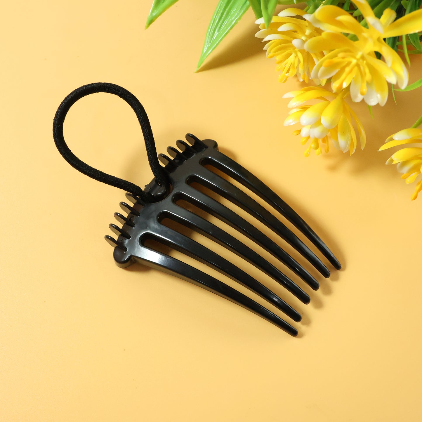 Volumizing Hair Comb Clip with Elastic Loop for Instant Volume - 1 Pc - Happy Price - Image 2