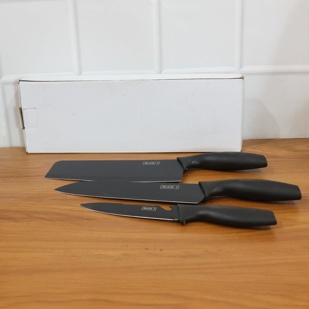 3-Piece Kitchen Knife & Chopping Board Set for Home Cooks - Happy Price - Image 7