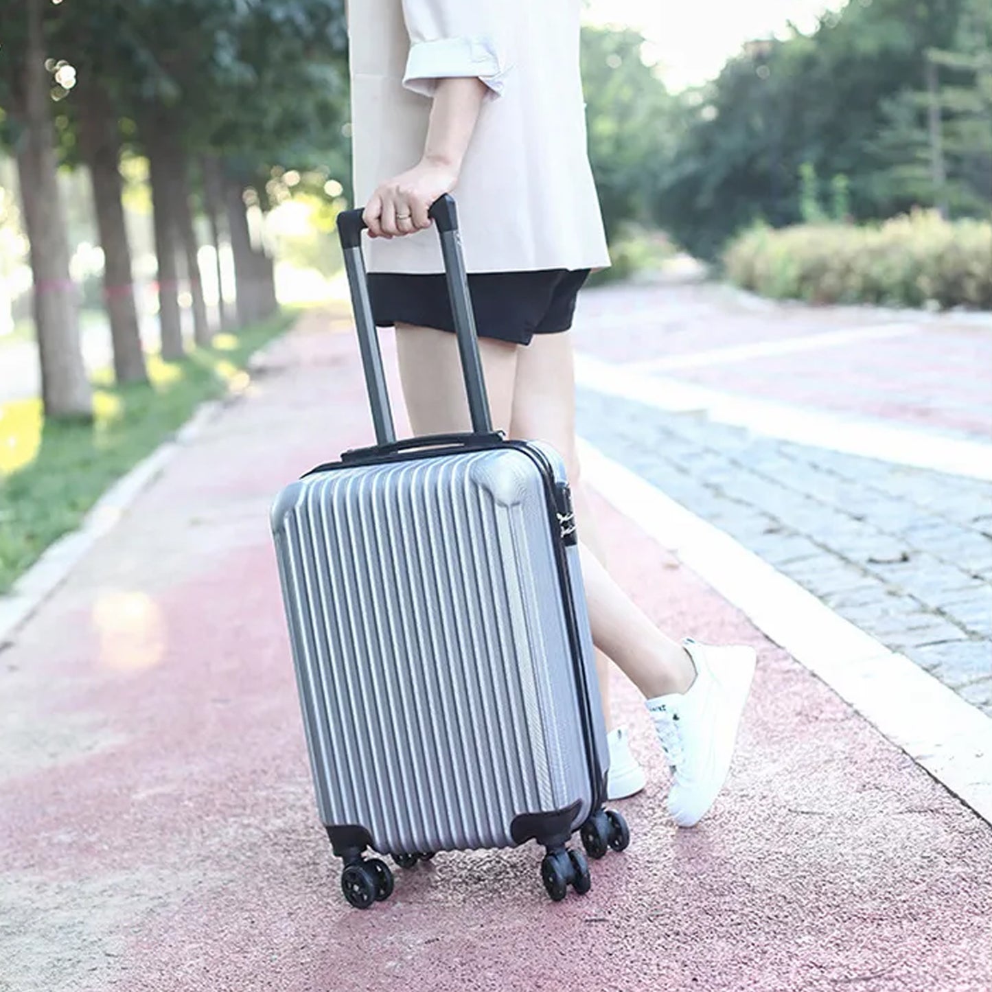 Trolley Bag Big And Small Suitcase Bag For Men Women Use Bag ( Set Of 2 ) - Happy Price - Image 4