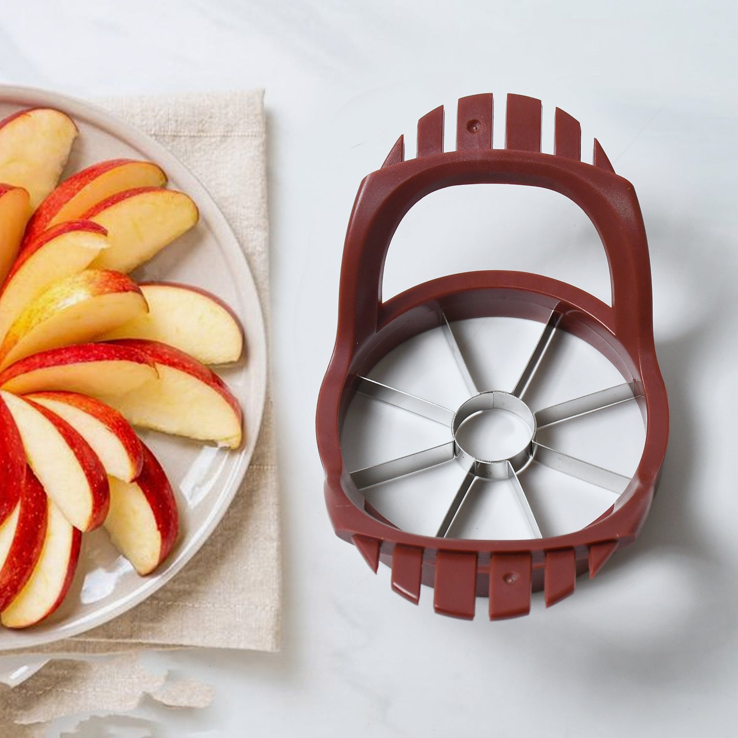 5605 Stainless Steel Apple Cut Apple Slicer Fruit Divider Core Remover Separator - Happy Price - Image 5