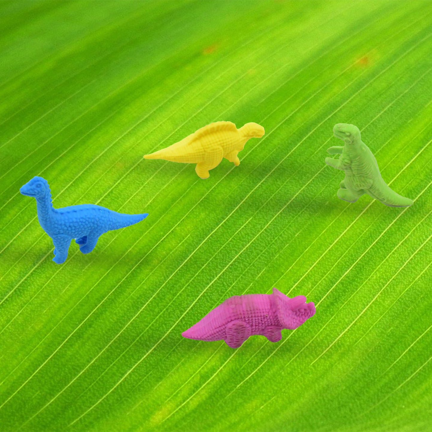 Small Dinosaur Shaped Erasers Animal Erasers For Kids Dinosaur Erasers Puzzle 3d Eraser Desk Pets For Students Soft Non-dust Stationery Activity Toy For School Supplies (4 Pc Set) - Happy Price - Image 5