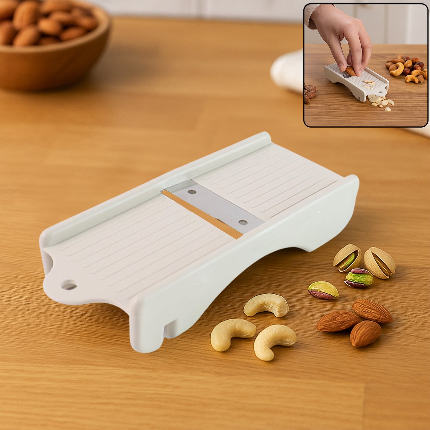 Liger Multipurpose Dry Fruit Slicer Ginger (1 Pc) - Happy Price - Image 6