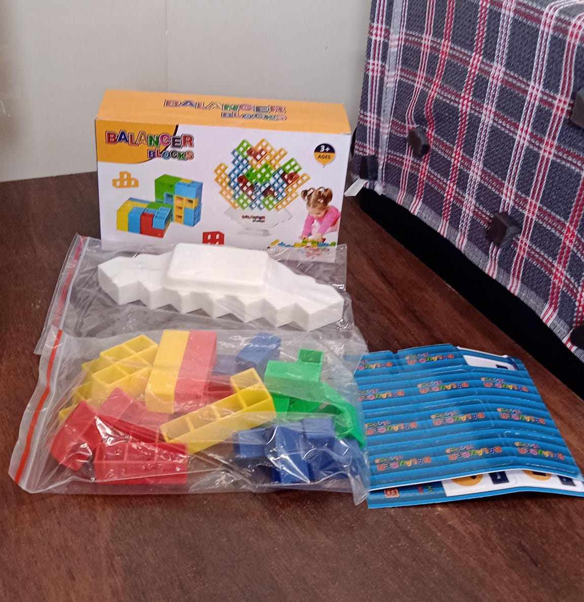 3d Tower Game Tower Balance Game Tower Stacking Game Adult Kid Tower Stacking Blocks Balance Game Blocks Building Toys For Kids Age 3+ Years (16 Pcs Set) - Happy Price - Image 7