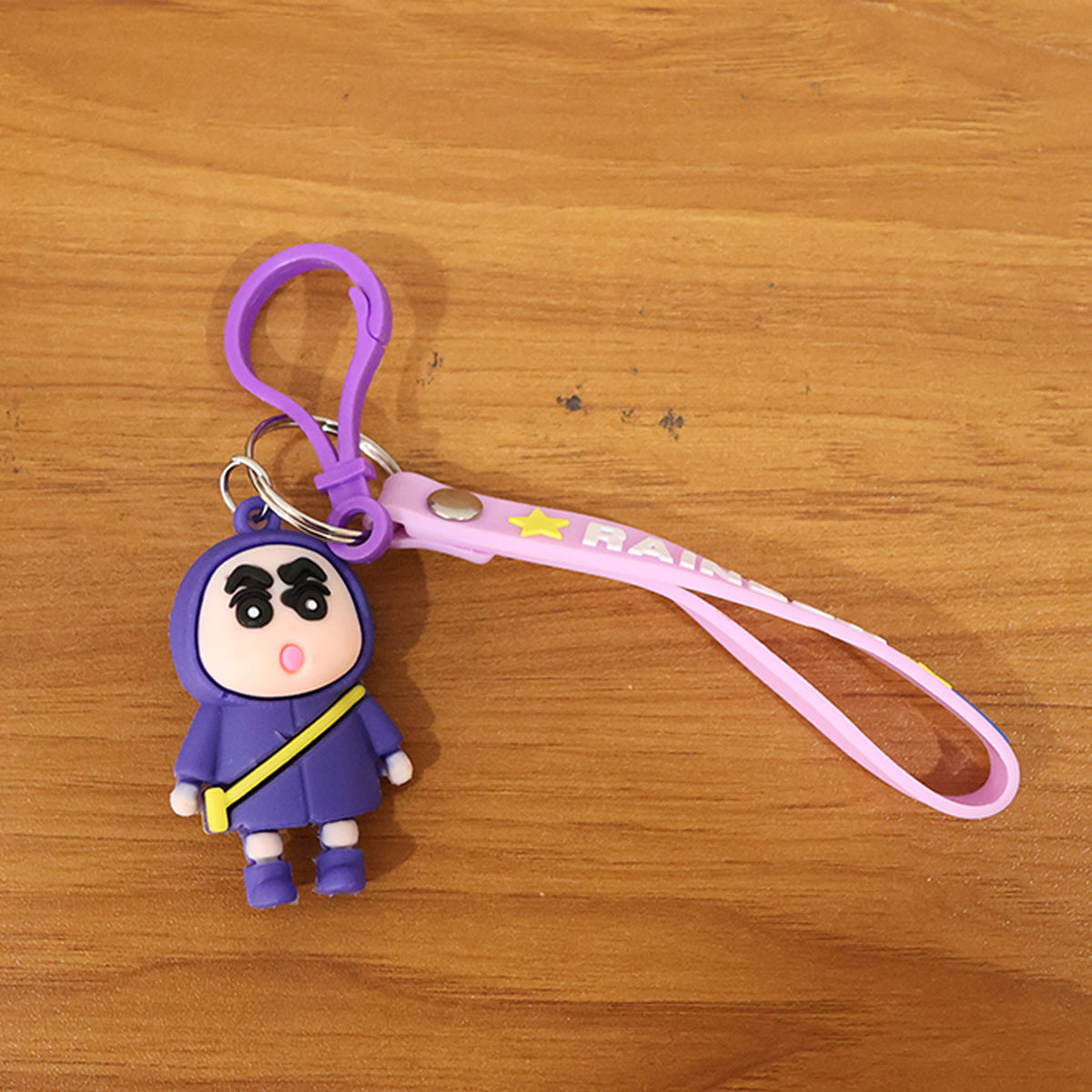 Cute Cartoon Silicone Keychain with Wrist Strap - 1 Pc - Happy Price - Image 7