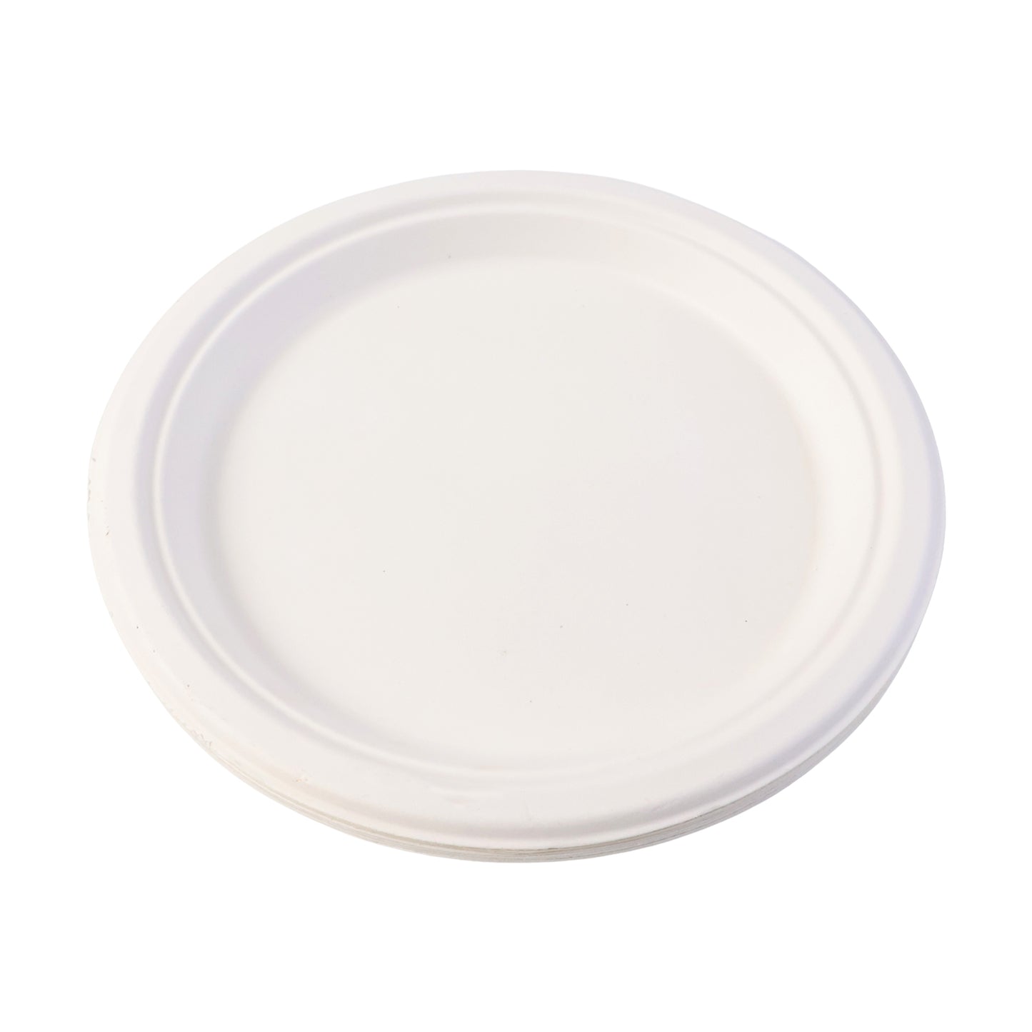 9 Inch Compostable Bagasse Plates - Pack of 10 Eco-Friendly Sugarcane Fiber Dinnerware - Happy Price - Image 5