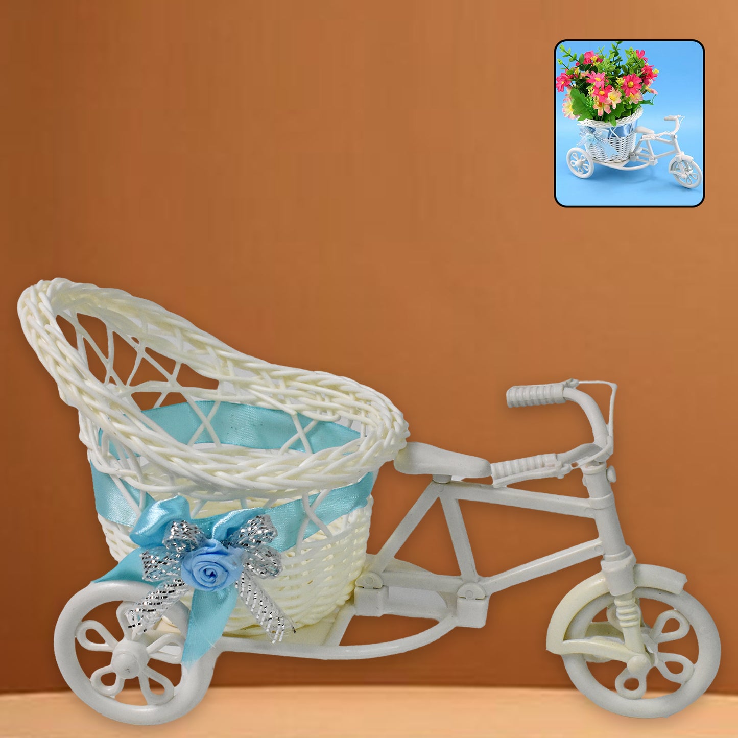 Decorative Bicycle Flower Pot Stand for Home & Living Room Accents - Great Price - Image 2